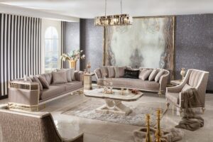 Beta Art Deco Sofa Set