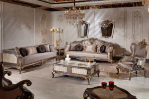 Black Rose Classic Sofa Set