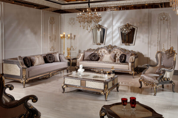 Black Rose Classic Sofa Set